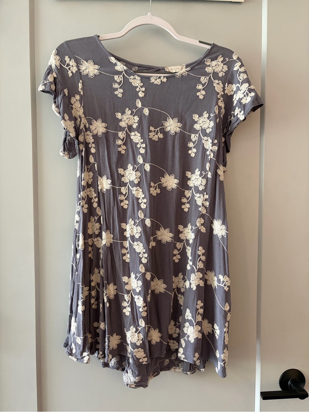 Altar'd State Light Blue Floral Dress